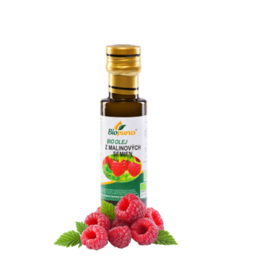MALINOVÝ OLEJ - 100% olej z malinových semen 100 ml BIOPURUS