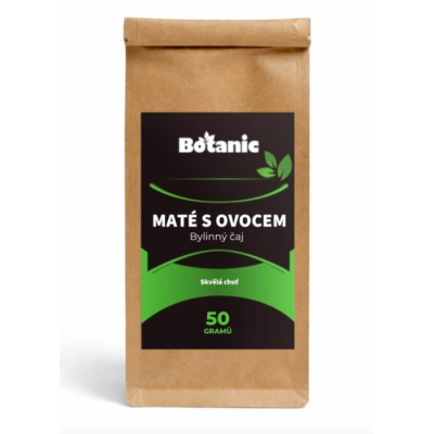 MATÉ S OVOCEM - Bylinný sypaný čaj 50g BOTANIC