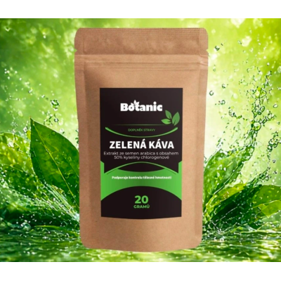copy of ZELENÁ KÁVA - Extrakt ze semen arabica s obsahem...