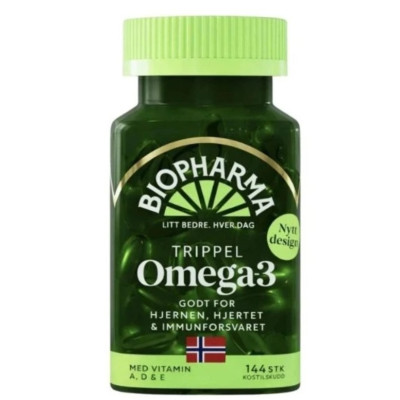 TRIPPEL OMEGA 3 - 144 kaps. BIOPHARMA