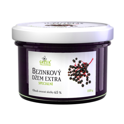 BEZINKOVÝ DŽEM EXTRA speciální 220g GREŠÍK