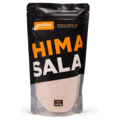 Himalájská sůl jemná 500g sáček Purasana