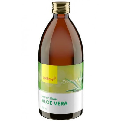 Aloe vera 100% šťáva BIO 500 ml Wolfberry
