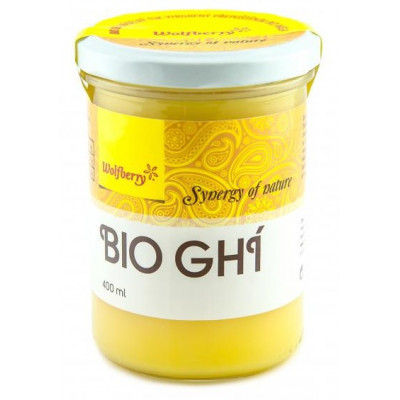 Ghí - přepuštěné máslo BIO 400 ml Wolfberry