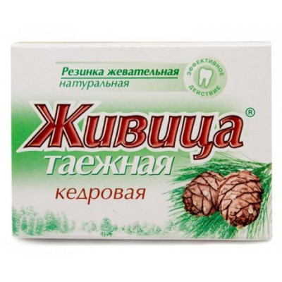 Sibiřská žvýkací pryskyřice z cedru 5 ks