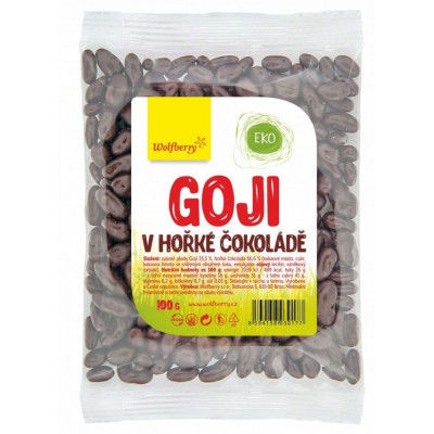 GOJI - Kustovnice v hořké čokoládě 100 g Wolfberry