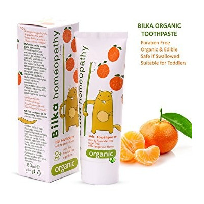 Dětská zubní pasta 2+ mandarinka 50 ml Bilka Homeopathy