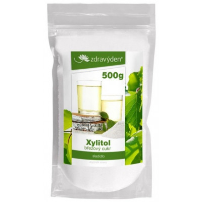Březový cukr - Xylitol 500 g Zdravý den