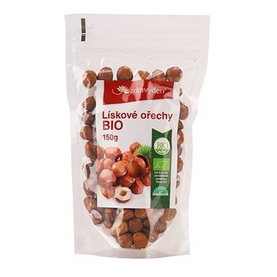 Lískové ořechy neloupané BIO 150 g Zdravý den