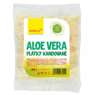 Aloe vera kandované plátky 100 g