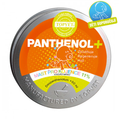 Panthenol+ Mast pro kojence 11% 50 ml Topvet GREEN IDEA