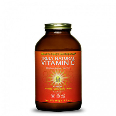 Vitamín C přírodní, prášek 400 g HealthForce