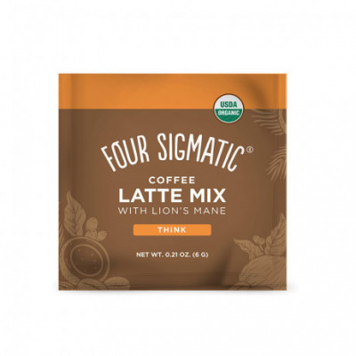 Lion´s Mane Mushroom Coffee Latte Mix BIO 1 sáček Four...